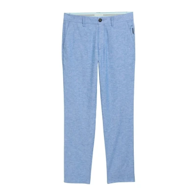 Afbeelding van TOM Tailor Regular Broek, Heren, Maat: 34x32, Sapphire blue chambray