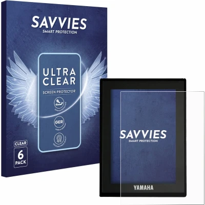 Afbeelding van Savvies (6 Stuks) Schermbeschermer voor Yamaha LCD Display (E Bike Display) Screen Protector Ultra Transparant