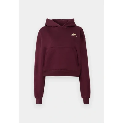 Afbeelding van ALPHA INDUSTRIES Sweatshirt ecru / wijnrood