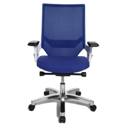 Afbeelding van Topstar Bureaustoel Autosynchro SY met armleuningen Blauw