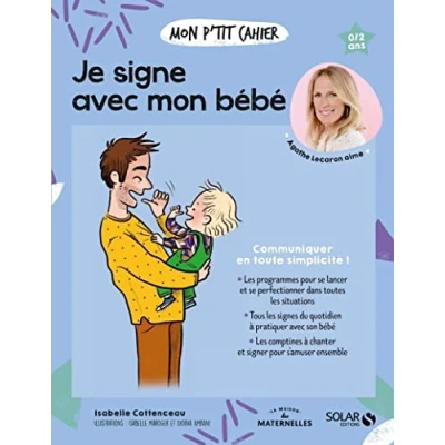 Afbeelding van mon p&#039;tit cahier Je signe avec bébé