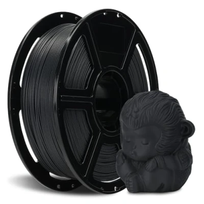Afbeelding van FLASHFORGE Koolstofvezel PLA filament 1,75 mm, koolstofvezelversterkt 3D printerfilament, 1 kg spoel, maatnauwkeurigheid +/ 0,02 hoge sterkte en slijtvastheid, Volcanic Rock Grey