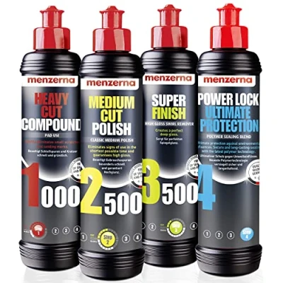 Afbeelding van Menzerna Heavy Cut 1000, Medium 2500, Super Finish 3500, Seal
