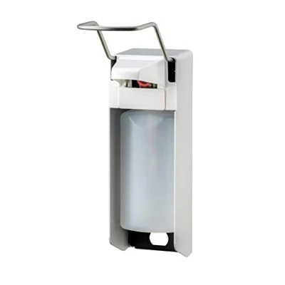 Afbeelding van MediQo line zeepdispenser 1000ml lange bedieningsbeugel MQL10A aluminium
