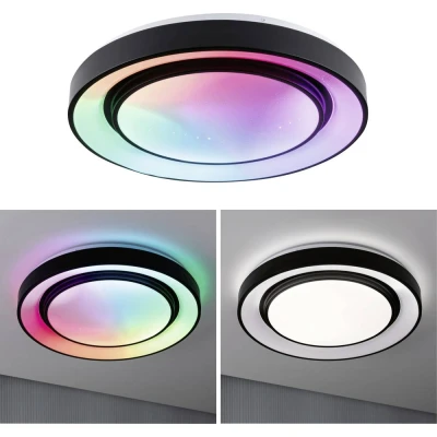 Afbeelding van Paulmann 70545 Rainbow LED plafondlamp 19.25 W Zwart, Wit