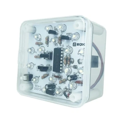 Afbeelding van doe het zelf ledlamp, led nachtlampje, soldeerpraktijkset, instelbare helderheid, praktische soldeerkit, elektronische kit voor oefenen, solderen, elektronica en