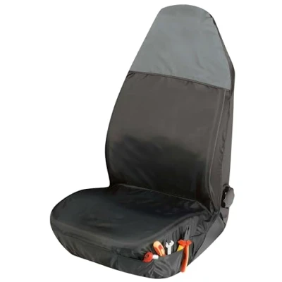 Afbeelding van CarComfort Autostoelhoes Smart Protect voor voorstoel grijs