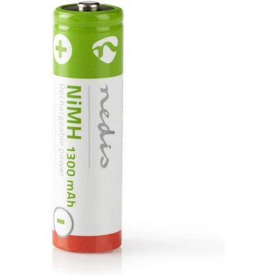 Afbeelding van Oplaadbare AA batterij Nedis 4 stuks (NiMH, 1300 mAh, 1.2 V)