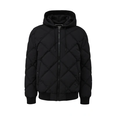 Afbeelding van QS Winterjas, Heren, Maat: XXL, Schwarz