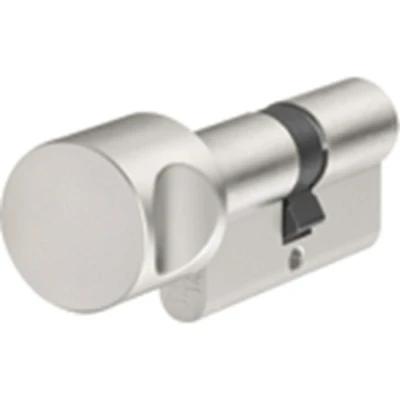 Afbeelding van ABUS dubbele knopcilinder 6 pins verschillend sluitend 30/30 SKG** messing vernikkeld