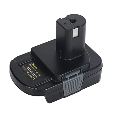 Afbeelding van DM18RL accuadapter voor Ryobi 18 V lithium accu, elektrisch gereedschap, converteren met Dewalt 20 of Li ion accu stroombron USB telefoonlader