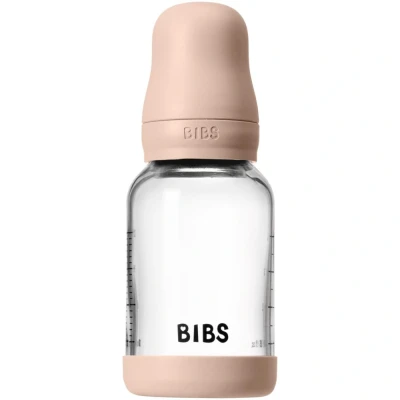 Afbeelding van BIBS Fles Slow Flow 120 ml Glas/Silicone Blush