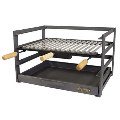 Afbeelding van Imex El Zorro 71477.0 Grilllade met grillrooster, zwart, 46 x 41 35 cm