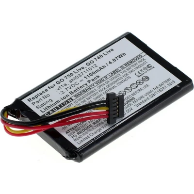 Afbeelding van OTB Accu Batterij TomTom Go 740 Live / 740TM 750 1100mAh