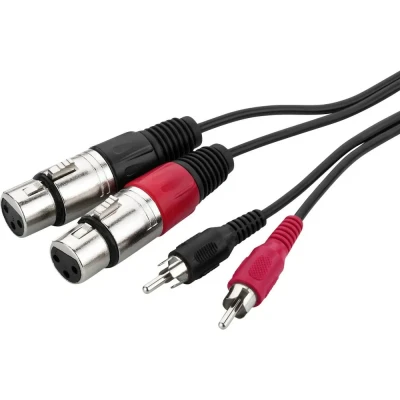 Afbeelding van Audio aansluitkabel, 1 m Monacor MCA 127J