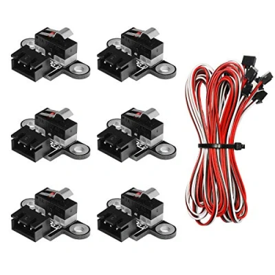Afbeelding van Genmitsu 6PCS Micro Limit Schakelaars met 1M 3 Pin Kabel voor 3018 PROVer/3018 MX3/3018 PROVer Mach3