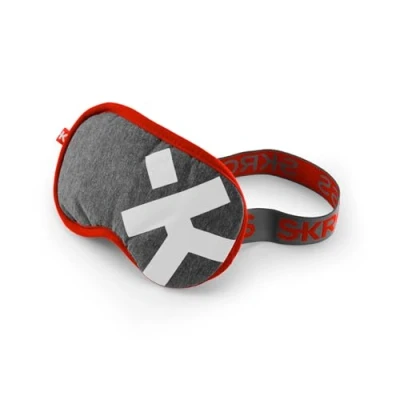 Afbeelding van SKROSS Deluxe Sleep Mask masker voor slapen op de vliegreizen, auto&#039;s, trein. Zachte ogen blokkeert het licht 100% wasbaar Donkergrijs