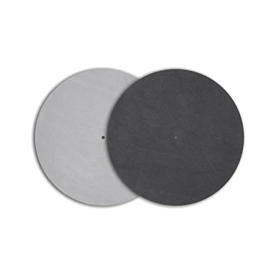 Afbeelding van Pro Ject Leather it, platplaat pad van leer (grijs)