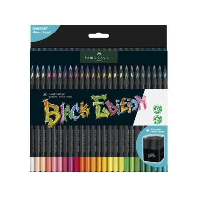 Afbeelding van Kleurpotlood FC Black Ed. In karton etui