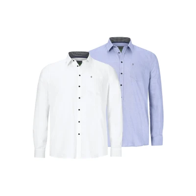 Afbeelding van Charles Colby overhemd DUKE LESTER Plus Size (set van 2)