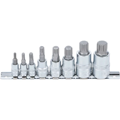 Afbeelding van BGS Dopsleutelbitset veeltand (voor XZN) M4 M16, 8 delig