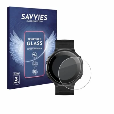 Afbeelding van Savvies Glas Screenprotector voor Kiprun GPS 500 Coros Gehard Beschermglas 9H (3 Stuks)