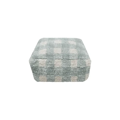 Afbeelding van Lorena Canals Pouf Vichy Blau Little Chefs