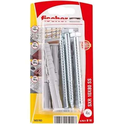 Afbeelding van Fischer SXR 10 x 80 SS K NV Constructie plug mm 503783 1 set(s)