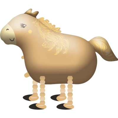Afbeelding van Amscan Folieballon Walking Horse Junior 54 X 96 Cm Bruin