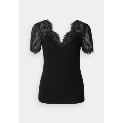 Afbeelding van Morgan Denata Tshirt print, Dames, Maat: 34, Noir