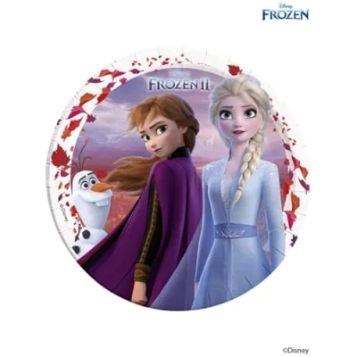 Afbeelding van Frozen 2 Borden 23cm 8 stuks