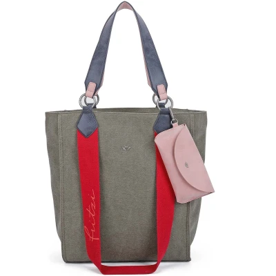 Afbeelding van Fritzi aus Preußen IZZY02 Canvas Shopper, Dames, Maat: One Size, Olive