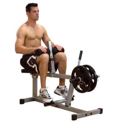 Afbeelding van Powerline Seated Calf Machine Grijs Metaal
