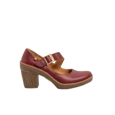 Afbeelding van El Naturalista N5433 Beuken Dames Platform, Kersen, 36 EU, EU