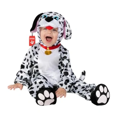 Afbeelding van Morph Dalmatiërskostuum voor kinderen, Dalmatiërkostuum, babykostuum, hondenkostuum, kinderkostuum, Dalmatiërskostuum, kostuum maat T1 (1 2 jaar)