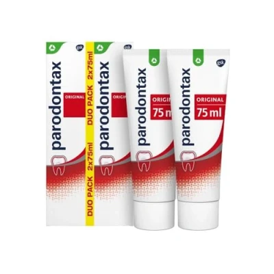 Afbeelding van Parodontax Tandpasta Original tegen Bloeden Tandvlees 2 x 75 ml