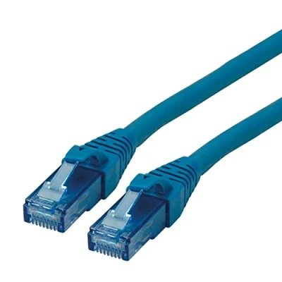 Afbeelding van Netwerkkabel Cat6a U/UTP 1.5 meter (100% koper, LSZH, Blauw)