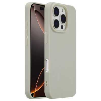 Afbeelding van imoshion Hoesje Geschikt voor iPhone 16 Pro Color Backcover Grijs