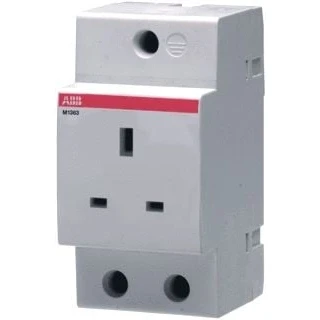 Afbeelding van Abb wandcontactdoos module m1363 brit standaard 2csm259343r0721