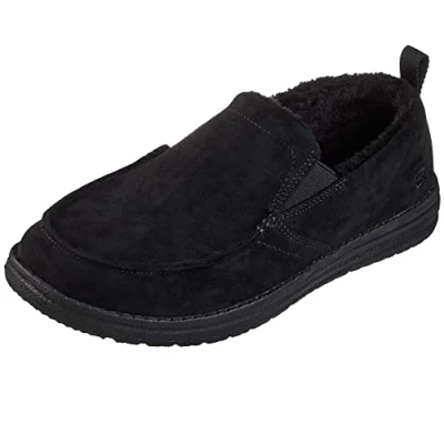 Afbeelding van Skechers Melson Willmore Slipper voor heren, Zwart microvezel, 39.5 EU