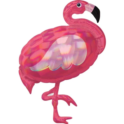 Afbeelding van Basic Folie Ballon Flamingo 71X83 Cm
