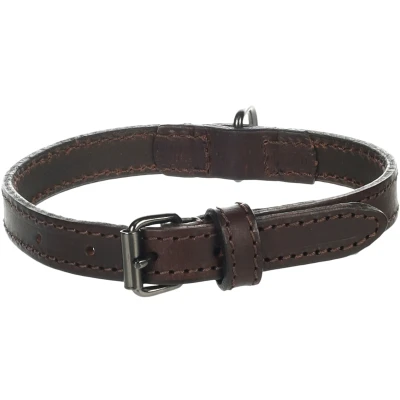 Afbeelding van Flamingo Denver Gewoon Halsband Honden Bruin S 29 35cm 15mm 1st 174546
