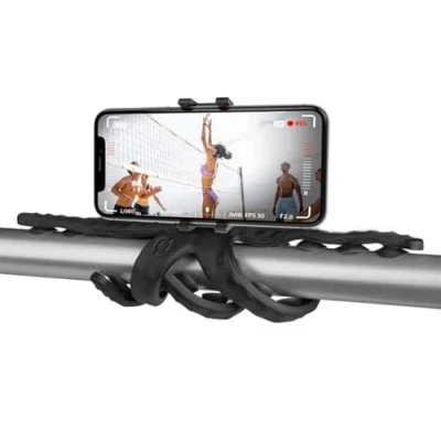 Afbeelding van Celly telefoonhouder Squiddy Max 8,5 cm siliconen zwart