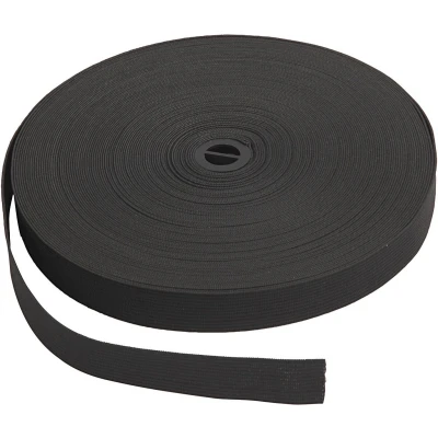 Afbeelding van Creotime elastiek 25 m 20 mm zwart