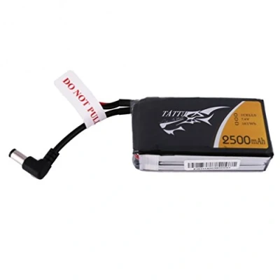 Afbeelding van TATTU 2500mAh 2S 7.4V vervangende Lipo accu met DC3,5 mm stekker voor Fatshark Goggles