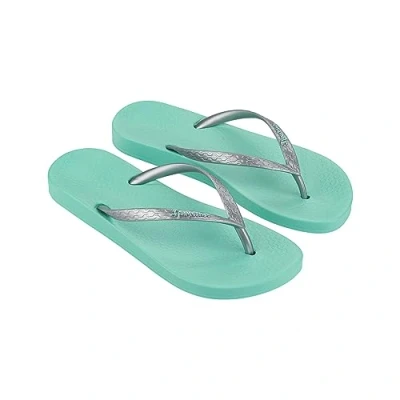 Afbeelding van Ipanema Anatomica TAN FEM Teenslippers voor dames, groen/zilver, 43 EU, Green Silver, EU