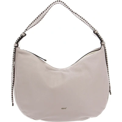 Afbeelding van abro Leren Schoudertas Leather Dalia Hobo Bag Merle Sahara Beige