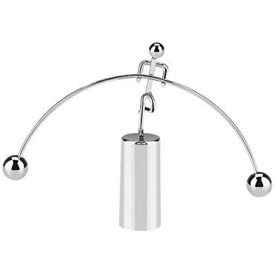 Afbeelding van Balansbal Speelgoed 1 Stuks Mini Newtons Cradle Natuurkunde Creatief Gewichtheffen Educatief Wetenschap voor Thuis Bureau Decor