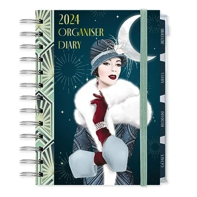 Afbeelding van 2024 Organisator Dagboek Art Deco Claire Coxon Design