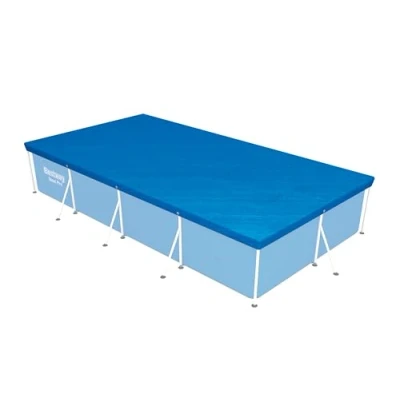 Afbeelding van Bestway Flowclear Zwembad afdekzeil steel pro rechthoek 400